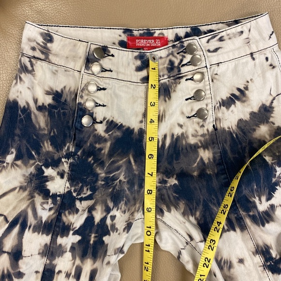 Tie Dye Sailor Premium Denim Jeans by Forever 21 - Size 27 - Picture 14 of 15
